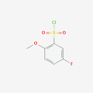 molecular formula C7H6ClFO3S B1304142 5-氟-2-甲氧基苯磺酰氯 CAS No. 67475-56-3