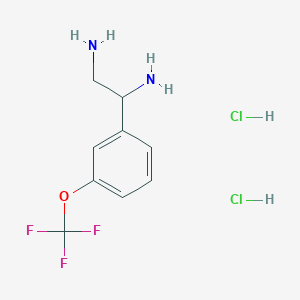 1-(3-Trifluoromethoxyphenyl)ethane-1,2-diamine dihydrochloride