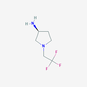 (S)-1-(2,2,2-Trifluoroethyl)pyrrolidin-3-amine