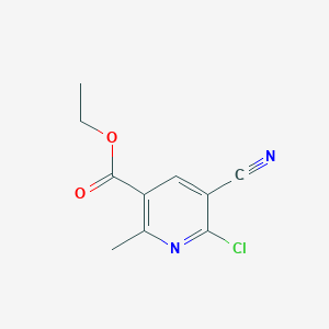 Ethyl 6-chloro-5-cyano-2-methylnicotinate