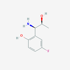 2-[(1R,2S)-1-amino-2-hydroxypropyl]-4-fluorophenol