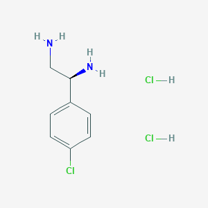 (1S)-1-(4-Chlorophenyl)ethane-1,2-diamine 2hcl