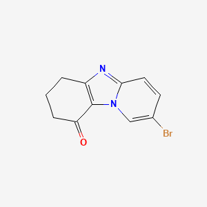 2-Bromo-7,8-dihydrobenzo[4,5]imidazo[1,2-A]pyridin-9(6H)-one