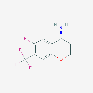 (R)-6-Fluoro-7-(trifluoromethyl)chroman-4-amine