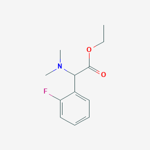 Ethyl 2-(dimethylamino)-2-(2-fluorophenyl)acetate