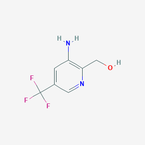 (3-Amino-5-(trifluoromethyl)pyridin-2-yl)methanol