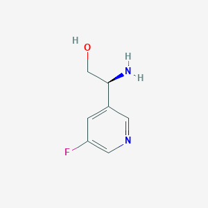 (2S)-2-amino-2-(5-fluoropyridin-3-yl)ethan-1-ol