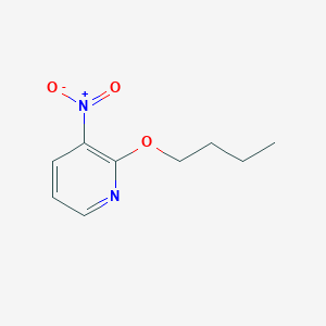 molecular formula C9H12N2O3 B13041769 2-Butoxy-3-nitro-pyridine 