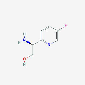 (2S)-2-amino-2-(5-fluoropyridin-2-yl)ethan-1-ol