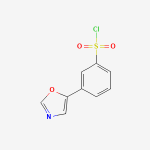 molecular formula C9H6ClNO3S B1304178 3-Oxazol-5-yl-benzenesulfonyl chloride CAS No. 499770-75-1