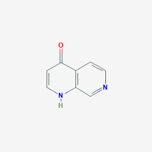 molecular formula C8H6N2O B130418 1H-1,7-萘啶-4-酮 CAS No. 60122-51-2