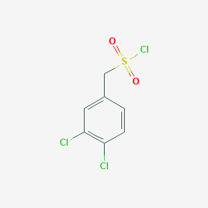molecular formula C7H5Cl3O2S B1304182 (3,4-二氯苯基)甲磺酰氯 CAS No. 85952-30-3
