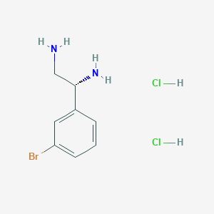 (1R)-1-(3-Bromophenyl)ethane-1,2-diamine 2hcl