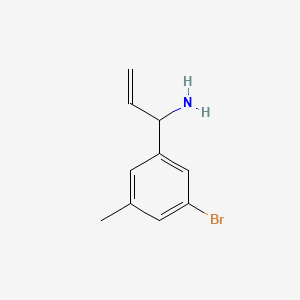 1-(3-Bromo-5-methylphenyl)prop-2-EN-1-amine