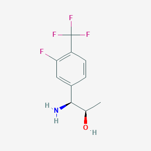 (1S,2R)-1-Amino-1-[3-fluoro-4-(trifluoromethyl)phenyl]propan-2-OL