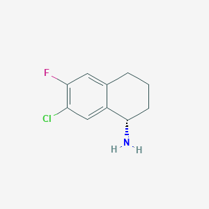 (S)-7-Chloro-6-fluoro-1,2,3,4-tetrahydronaphthalen-1-amine