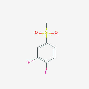 molecular formula C7H6F2O2S B1304194 1,2-Difluoro-4-(methylsulfonyl)benzene CAS No. 424792-57-4