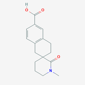 1'-Methyl-2'-oxo-3,4-dihydro-1H-spiro[naphthalene-2,3'-piperidine]-6-carboxylic acid