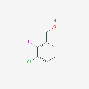 molecular formula C7H6ClIO B13041978 (3-Chloro-2-iodophenyl)methanol CAS No. 1261614-27-0