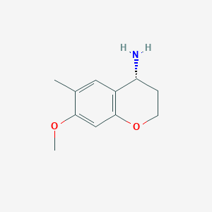 (R)-7-Methoxy-6-methylchroman-4-amine