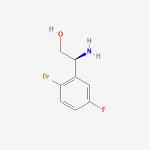 (S)-2-Amino-2-(2-bromo-5-fluorophenyl)ethan-1-OL