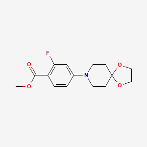 Methyl 2-fluoro-4-(1,4-dioxa-8-azaspiro[4.5]decan-8-YL)benzoate