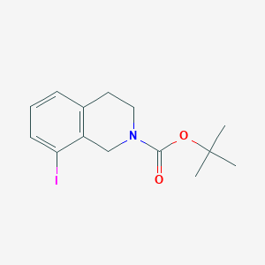 molecular formula C14H18INO2 B13042031 tert-butyl 8-iodo-3,4-dihydroisoquinoline-2(1H)-carboxylate 