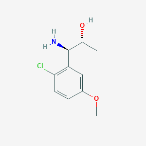 (1R,2R)-1-Amino-1-(2-chloro-5-methoxyphenyl)propan-2-OL