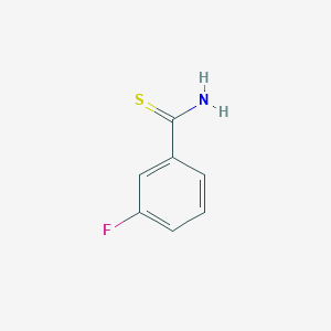 molecular formula C7H6FNS B1304206 3-Fluorothiobenzamide CAS No. 72505-20-5