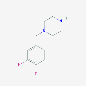 molecular formula C11H14F2N2 B1304207 1-(3,4-二氟苄基)哌嗪 CAS No. 203860-01-9