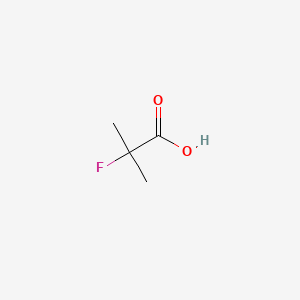molecular formula C4H7FO2 B1304209 2-Fluoroisobutyric acid CAS No. 63812-15-7