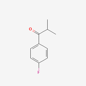 molecular formula C10H11FO B1304210 1-(4-Fluorophenyl)-2-methylpropan-1-one CAS No. 26393-91-9