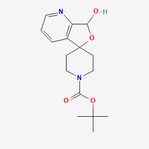 Tert-butyl 7-hydroxy-7H-spiro[furo[3,4-B]pyridine-5,4'-piperidine]-1'-carboxylate