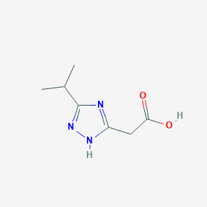 2-[3-(propan-2-yl)-1H-1,2,4-triazol-5-yl]acetic acid