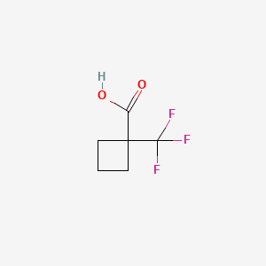 molecular formula C6H7F3O2 B1304214 1-(三氟甲基)环丁烷羧酸 CAS No. 277756-45-3