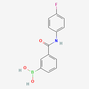 (3-((4-Fluorophenyl)carbamoyl)phenyl)boronic acid
