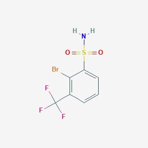 molecular formula C7H5BrF3NO2S B1304218 2-Bromo-3-(trifluoromethyl)benzenesulfonamide CAS No. 886762-56-7