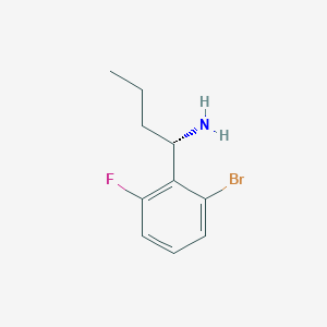 (S)-1-(2-Bromo-6-fluorophenyl)butan-1-amine