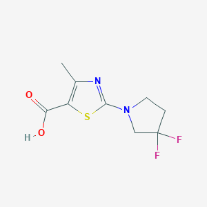 2-(3,3-Difluoropyrrolidin-1-YL)-4-methylthiazole-5-carboxylic acid