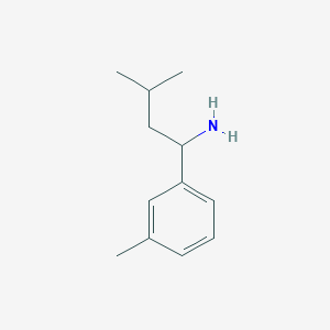 3-Methyl-1-(3-methylphenyl)butan-1-amine