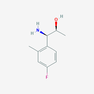 (1R,2S)-1-Amino-1-(4-fluoro-2-methylphenyl)propan-2-OL