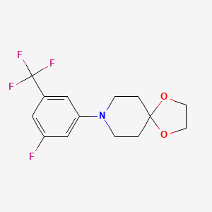 8-(3-Fluoro-5-(trifluoromethyl)phenyl)-1,4-dioxa-8-azaspiro[4.5]decane