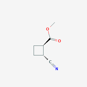 Methyl (1R,2R)-2-cyanocyclobutane-1-carboxylate