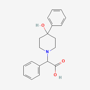 2-(4-Hydroxy-4-phenylpiperidin-1-YL)-2-phenylacetic acid