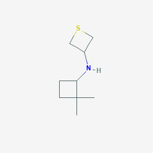 N-(2,2-Dimethylcyclobutyl)thietan-3-amine