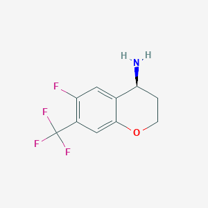 (S)-6-Fluoro-7-(trifluoromethyl)chroman-4-amine