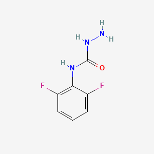 molecular formula C7H7F2N3O B1304240 N-(2,6-Difluorophenyl)-1-hydrazinecarboxamide CAS No. 171277-87-5
