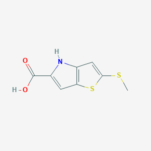 2-(Methylthio)-4H-thieno[3,2-b]pyrrole-5-carboxylic acid