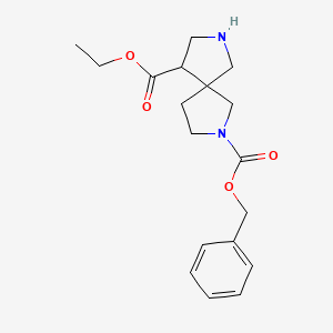 2-Benzyl 9-ethyl 2,7-diazaspiro[4.4]nonane-2,9-dicarboxylate