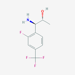 (1R,2R)-1-Amino-1-[2-fluoro-4-(trifluoromethyl)phenyl]propan-2-OL